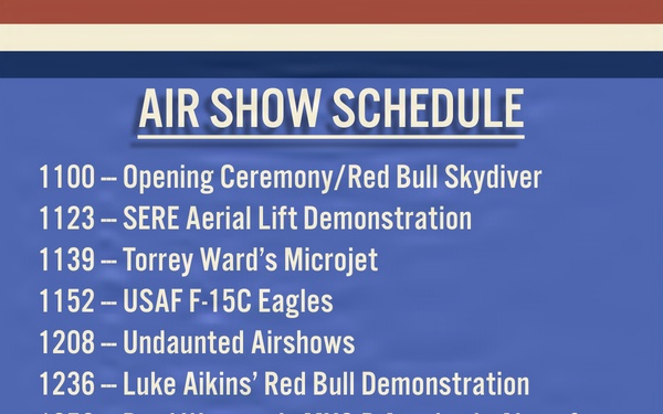 SkyFest 2026 schedule