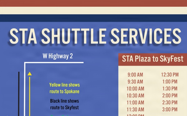SkyFest 2026 shuttle service