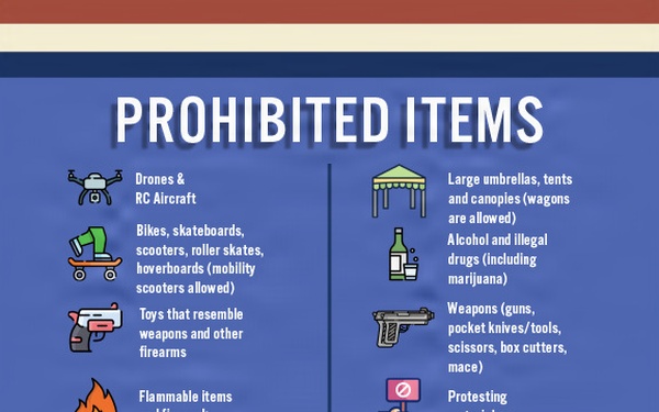 SkyFest 2026 prohibited items