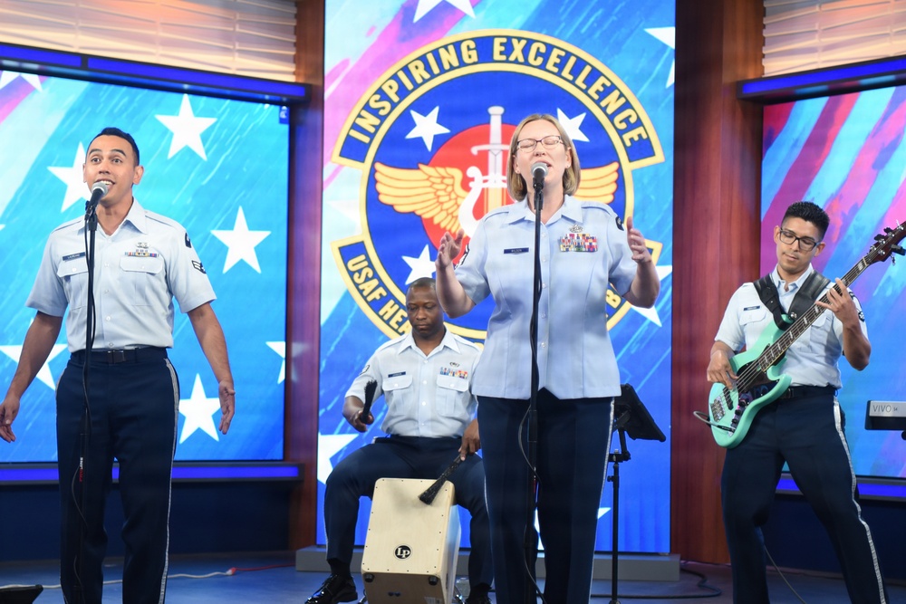 U.S. Air Force Heartland of America Band performs in Wichita, Kansas