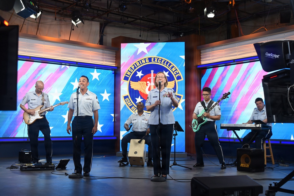 U.S. Air Force Heartland of America Band performs in Wichita, Kansas
