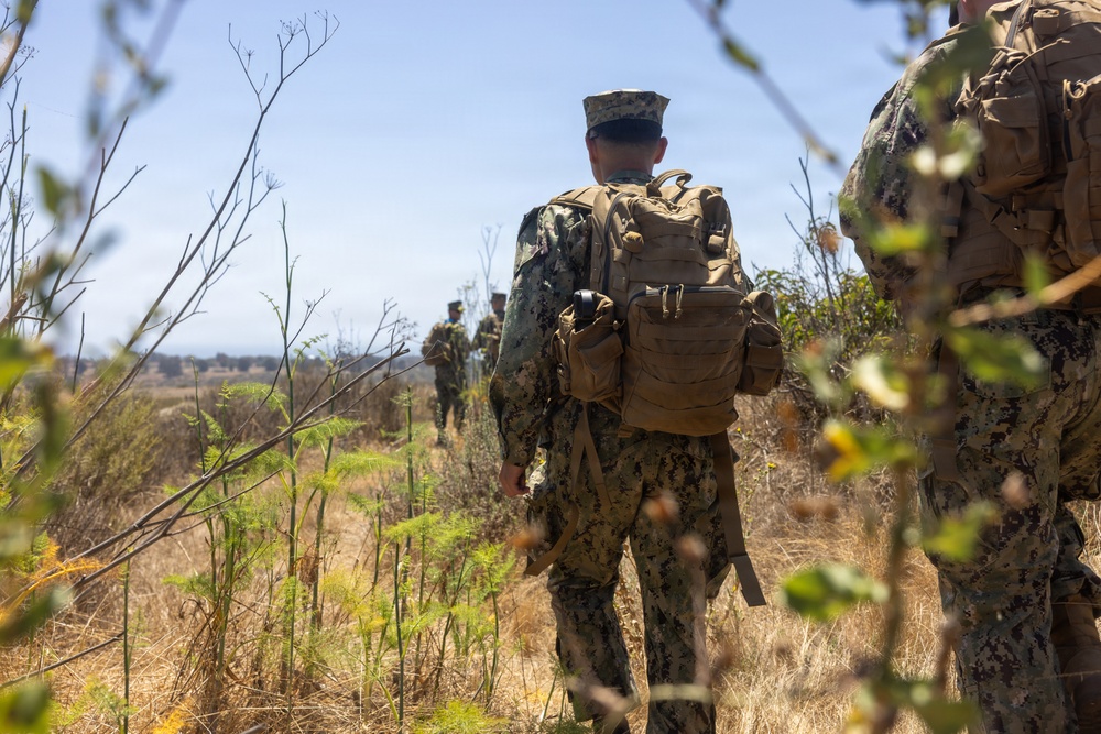 CORTAMID: NROTC Midshipmen conduct land navigation