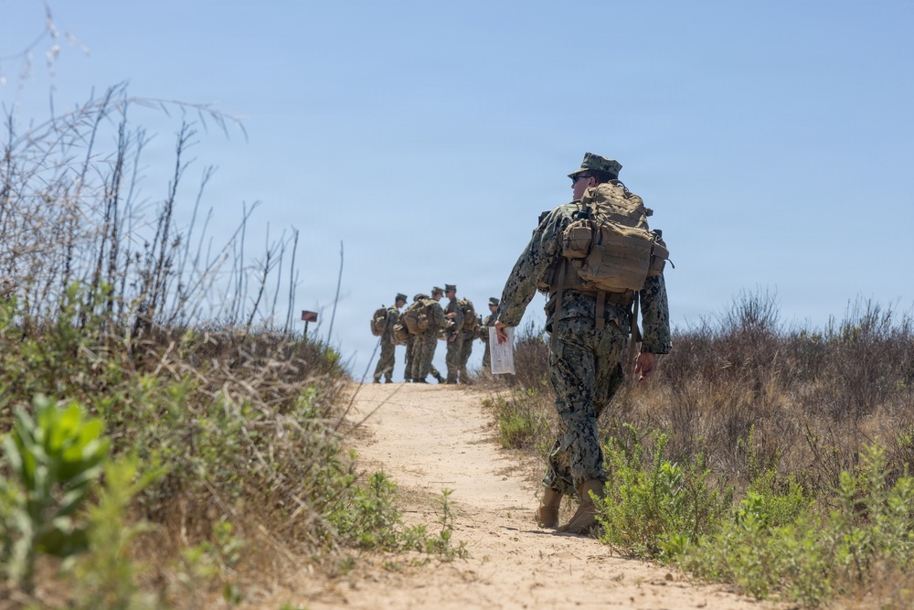 CORTAMID: NROTC Midshipmen conduct land navigation