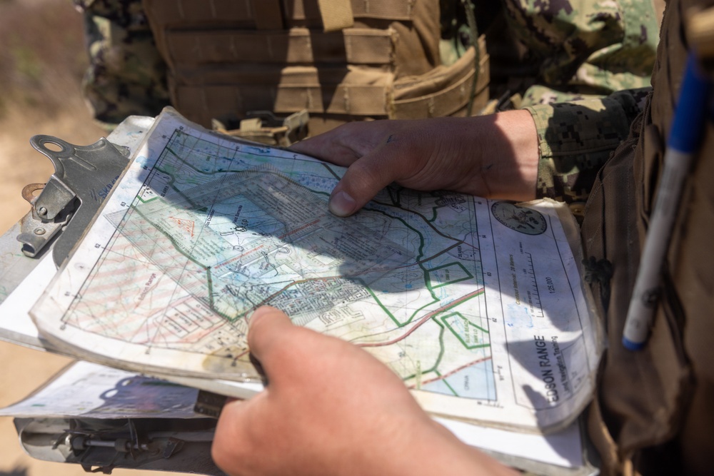 CORTAMID: NROTC Midshipmen conduct land navigation