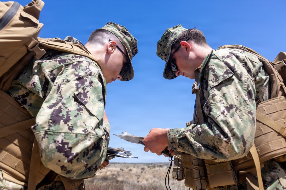 CORTAMID: NROTC Midshipmen conduct land navigation