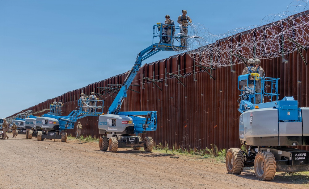 Engineering Security: Marines strengthen US-Mexico border defenses