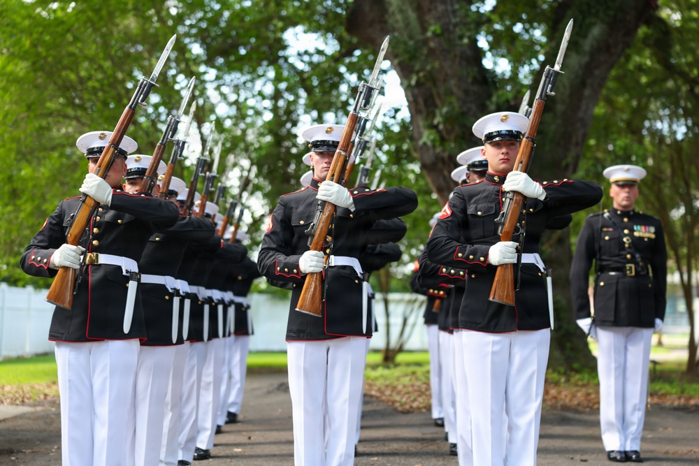 Silent Drill Platoon takes on Sail 250 New Orleans
