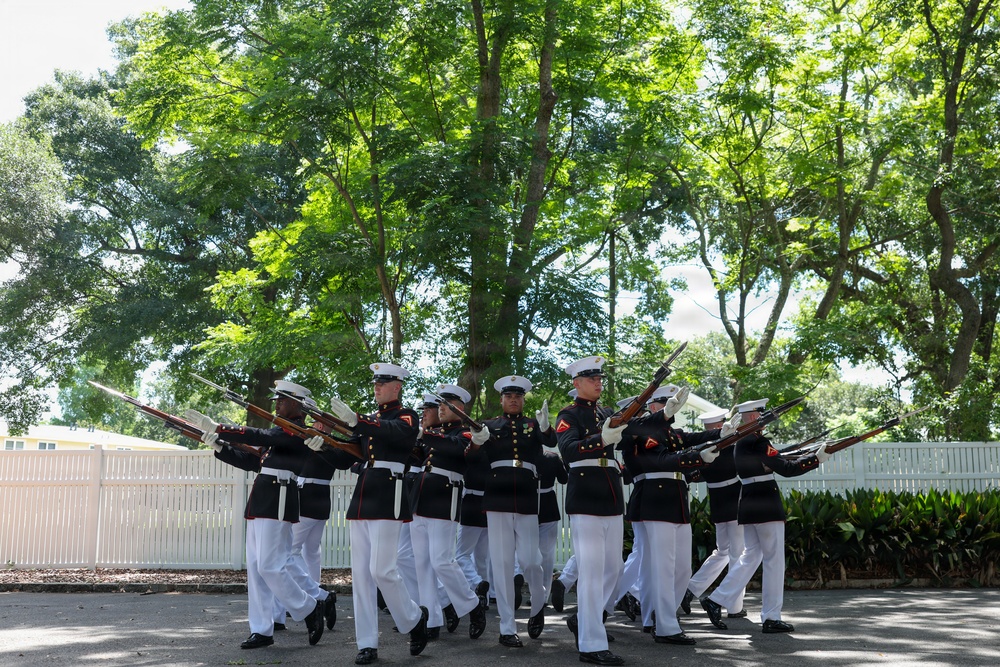 Silent Drill Platoon takes on Sail 250 New Orleans