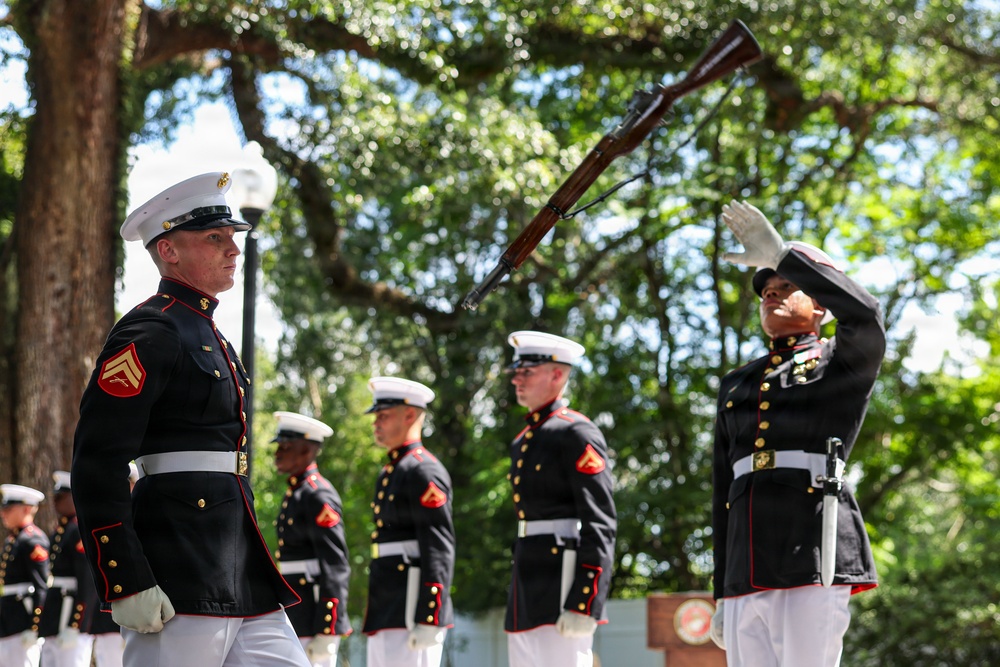 Silent Drill Platoon takes on Sail 250 New Orleans