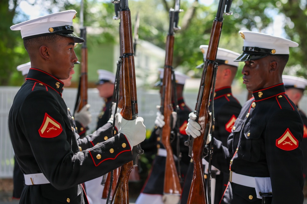 Silent Drill Platoon takes on Sail 250 New Orleans