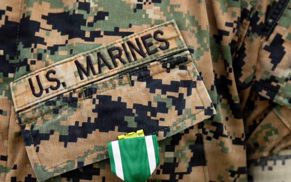 Staff Sgt. Tommy Williams Awarded Navy Commendation Medal for Life-Saving Measures