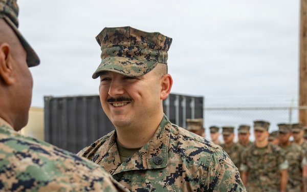 Staff Sgt. Tommy Williams Awarded Navy Commendation Medal for Life-Saving Measures