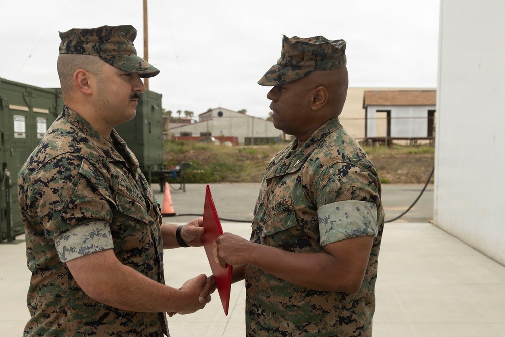 Staff Sgt. Tommy Williams Awarded Navy Commendation Medal for Life-Saving Measures