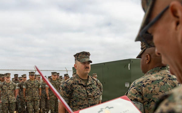 Staff Sgt. Tommy Williams Awarded Navy Commendation Medal for Life-Saving Measures