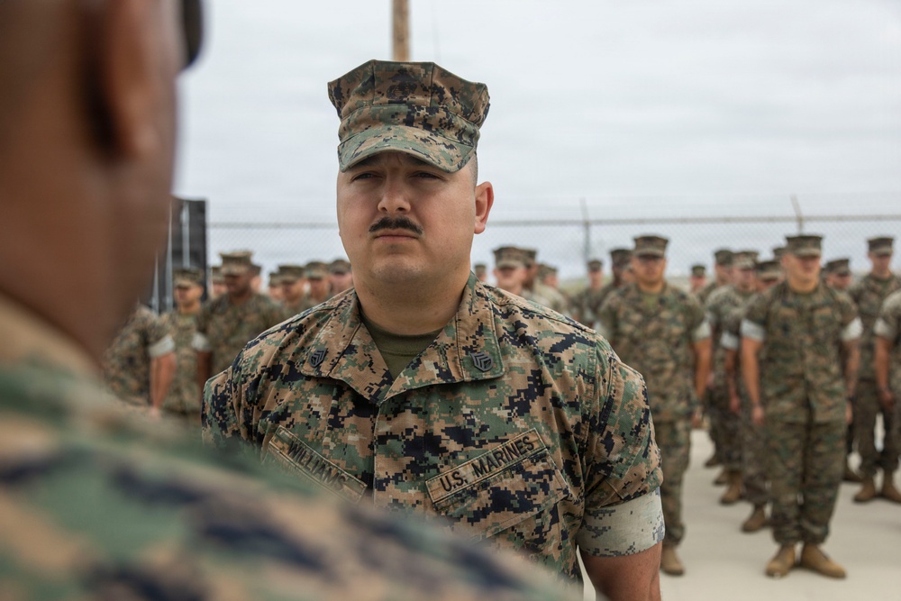 Staff Sgt. Tommy Williams Awarded Navy Commendation Medal for Life-Saving Measures