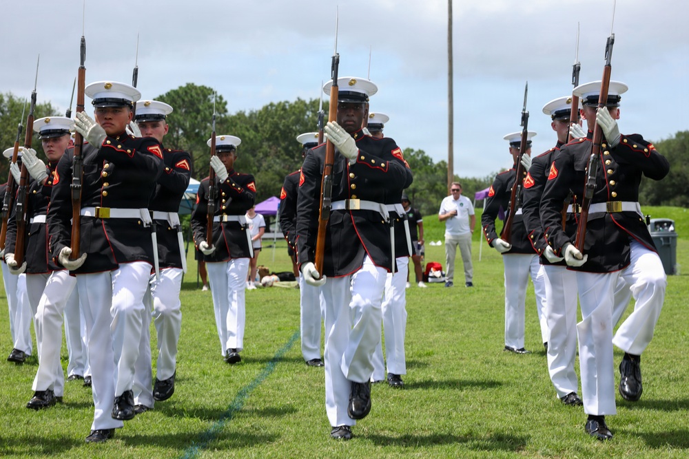 Silent Drill Platoon takes on Sail 250 New Orleans