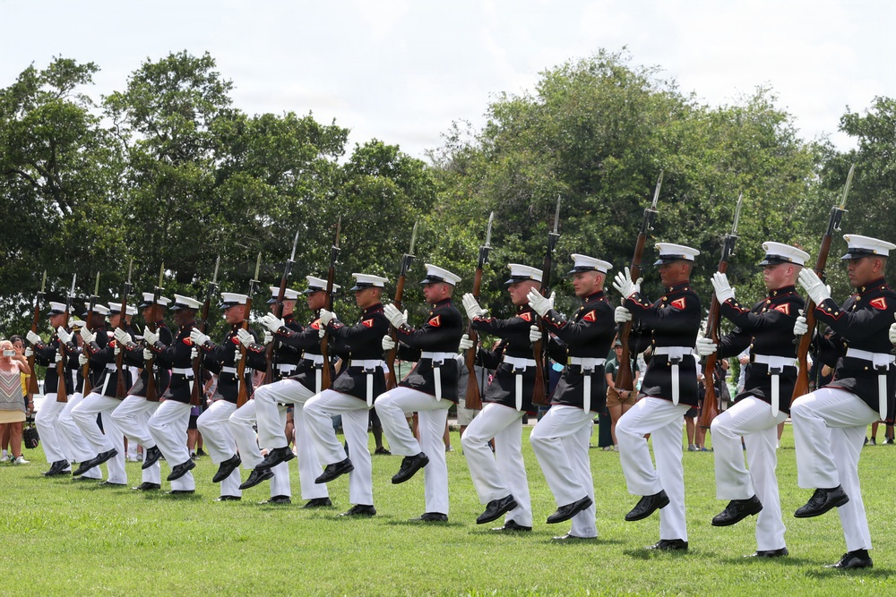Silent Drill Platoon takes on Sail 250 New Orleans