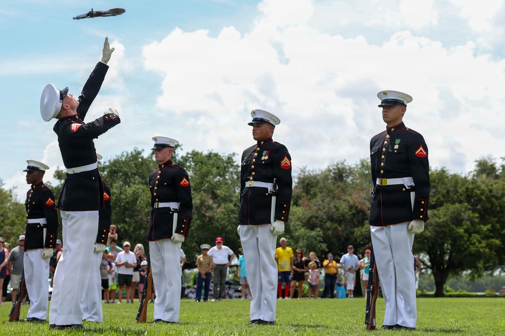Silent Drill Platoon takes on Sail 250 New Orleans