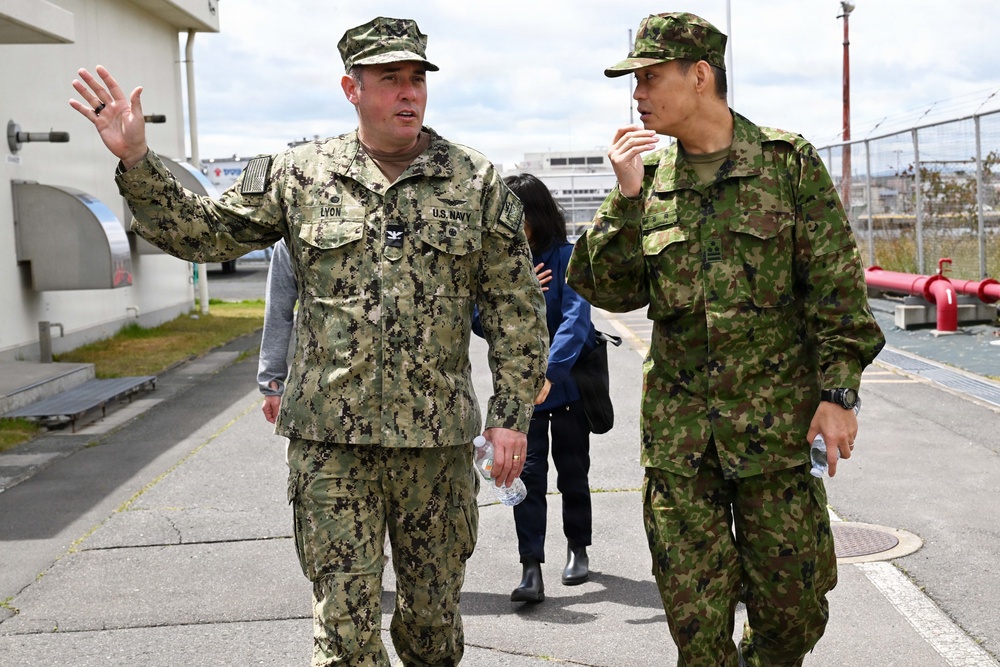 JGSDF Col. Masanari Ishida visits Defense Fuel Support Point Hachinohe