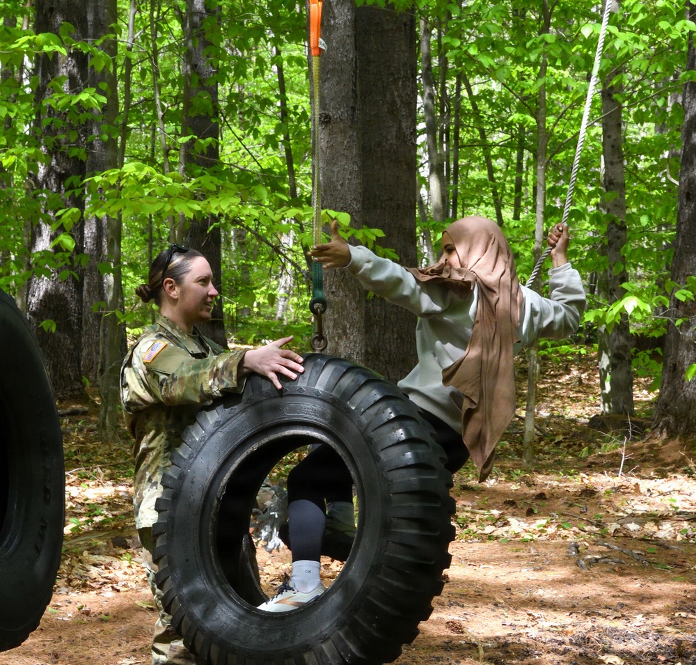 Maine National Guard Supports Auburn Middle School Students in Building Leadership and Resilience