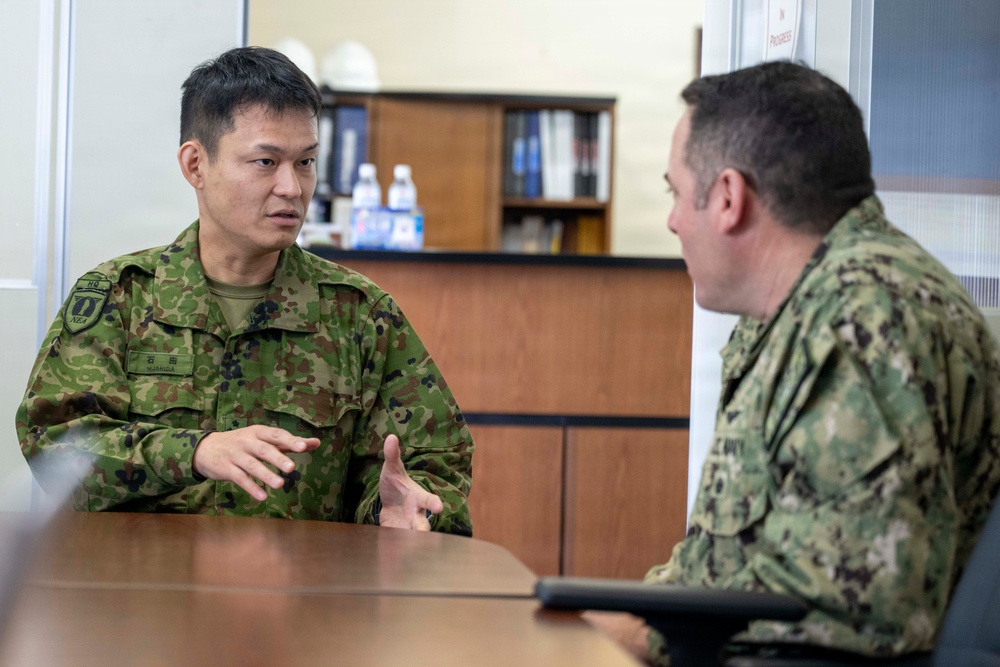 JGSDF Col. Masanari Ishida visits Defense Fuel Support Point Hachinohe