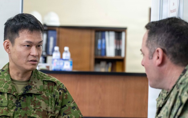 JGSDF Col. Masanari Ishida visits Defense Fuel Support Point Hachinohe