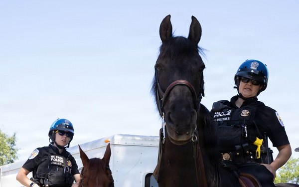 U.S. Park Police Visit DC Armory