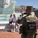 West Virginia Soldiers Patrol Columbus Circle