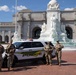 West Virginia Soldiers Patrol Columbus Circle
