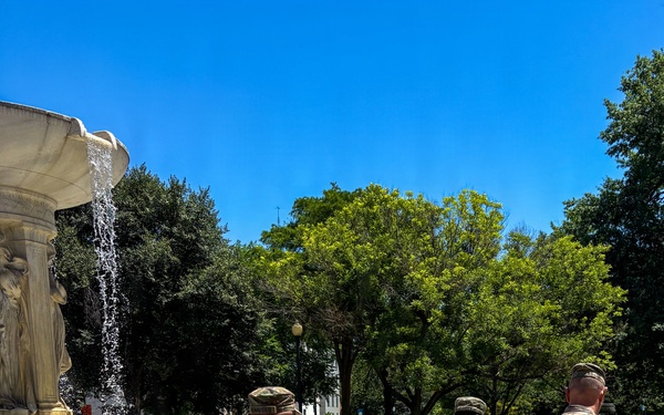 JTF-DC Patrols Restored Fountains