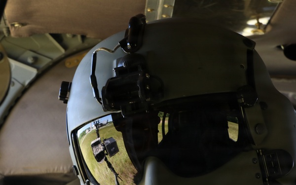 Bravo Company 2/147th Assault Helicopter Battalion conducts air movement operations
