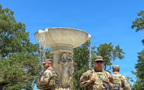 JTF-DC Patrols Restored Fountains