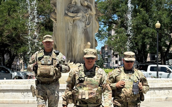 JTF-DC Patrols Restored Fountains