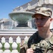 West Virginia National Guardsmen Patrol Near Union Station Fountain