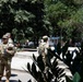 Arkansas National Guardsmen Patrol Near Dupont Circle Fountain