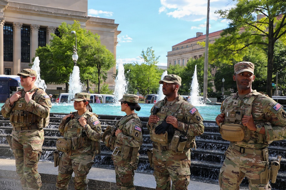 JTF-DC Patrol Rennovated Fountains