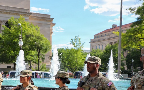 JTF-DC Patrol Rennovated Fountains