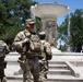 Arkansas National Guardsmen Patrol Near Dupont Circle Fountain