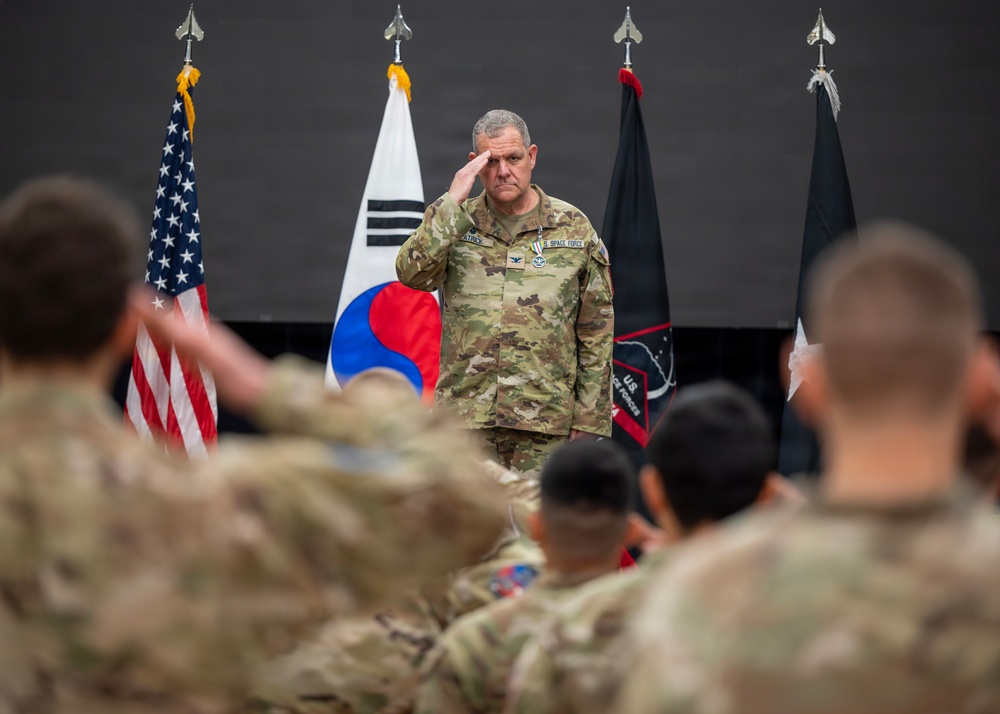 Hatcher takes command at Space Forces Korea
