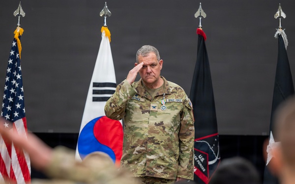 Hatcher takes command at Space Forces Korea