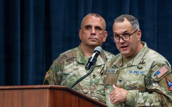 Hatcher takes command at Space Forces Korea