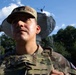 Arkansas National Guardsman Poses At DuPont Circle