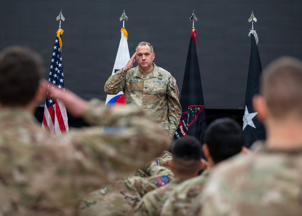 Hatcher takes command at Space Forces Korea