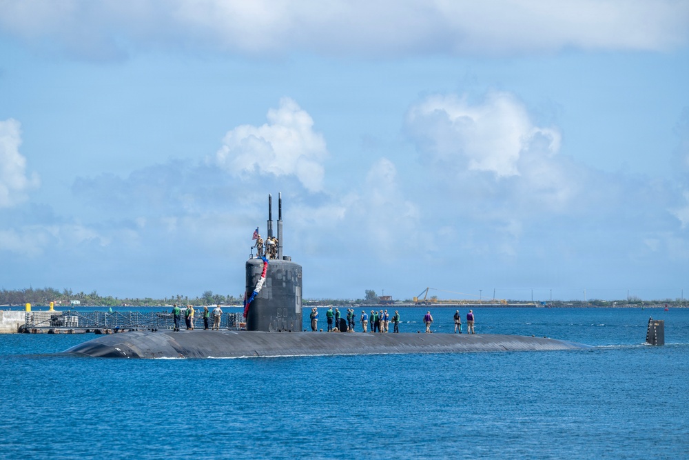 USS Springfield (SSN 761) returns to Naval Base Guam