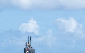 USS Springfield Returns Home to Naval Base Guam