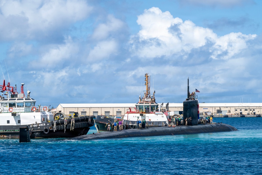 USS Springfield (SSN 761) returns to Naval Base Guam