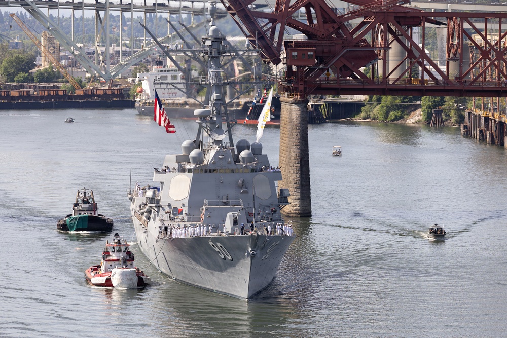 Ship Arrival Portland Fleet Week 2026