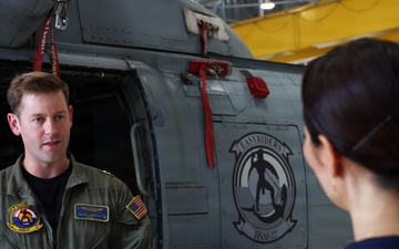 HSM-37 Sailor conducts interview with Hawaii News Now