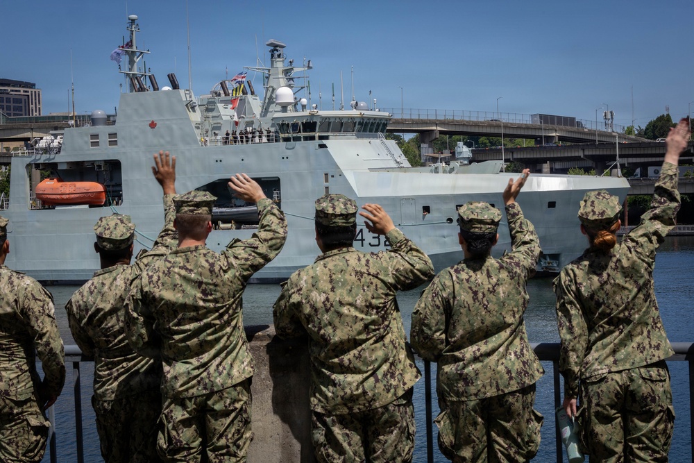 Portland Fleet Week welcomes U.S. Navy and Royal Canadian Navy