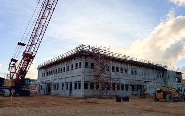 Updated facility under construction